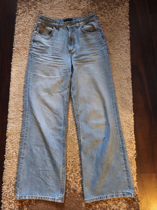 Nowe szerokie proste jeansy 28/34 ASOS