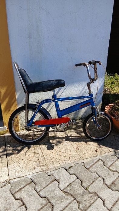 Bicicleta vintage para criança banco em L