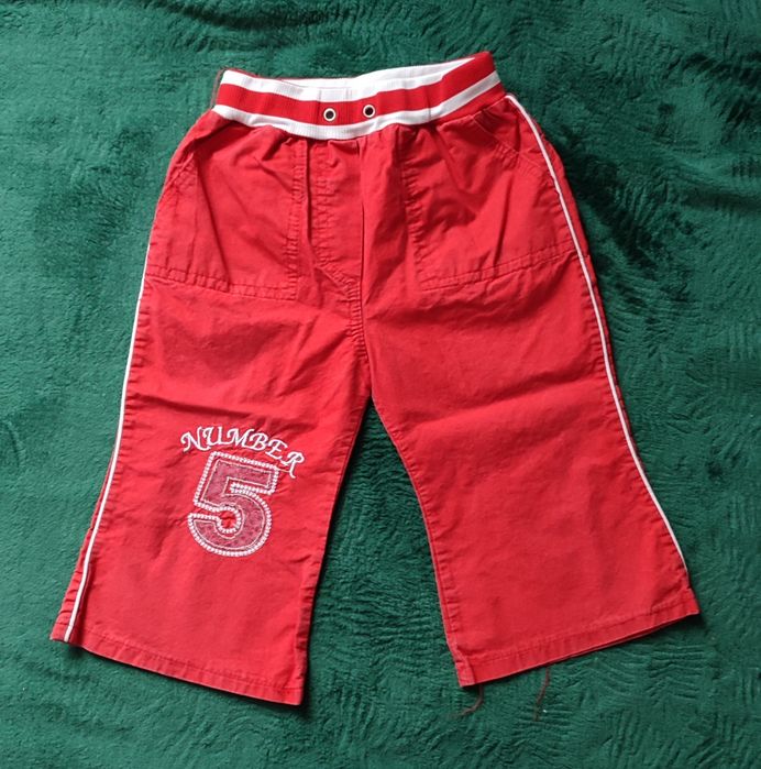 Spodenie dresowe sportowe dla dziewczynki r.80