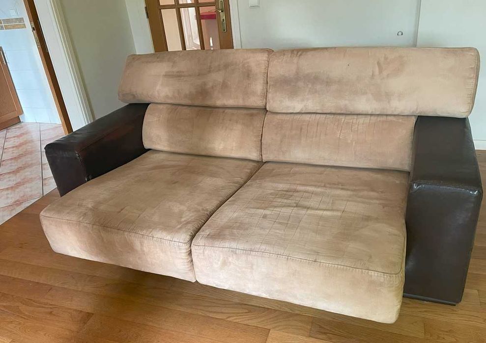 Sofá Stoffus 3 lugares com chaises longues