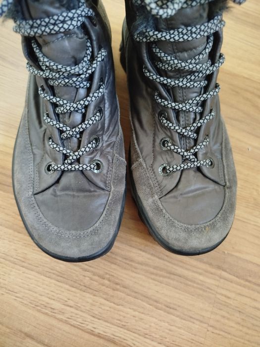 Legaro buty trekkingowe zamszowe Gore-Tex GRT śniegowce premium size 4