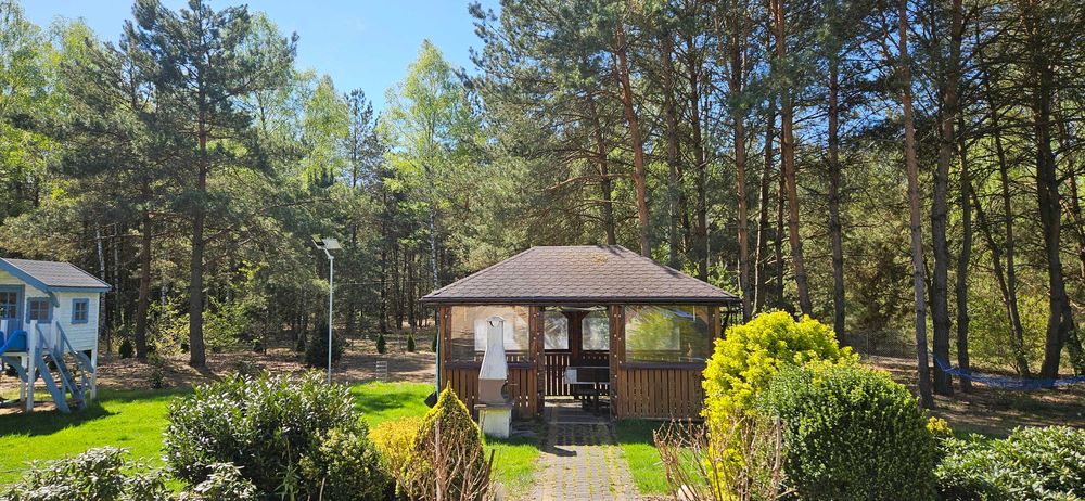 Dom murowany do wynajęcia nad jeziorem w Wólce, balia, sauna