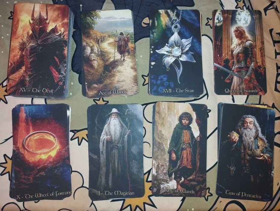 Таро з власної колекції, Mystic Silk, Taromance, 12х7,  стан нових, укр та англ