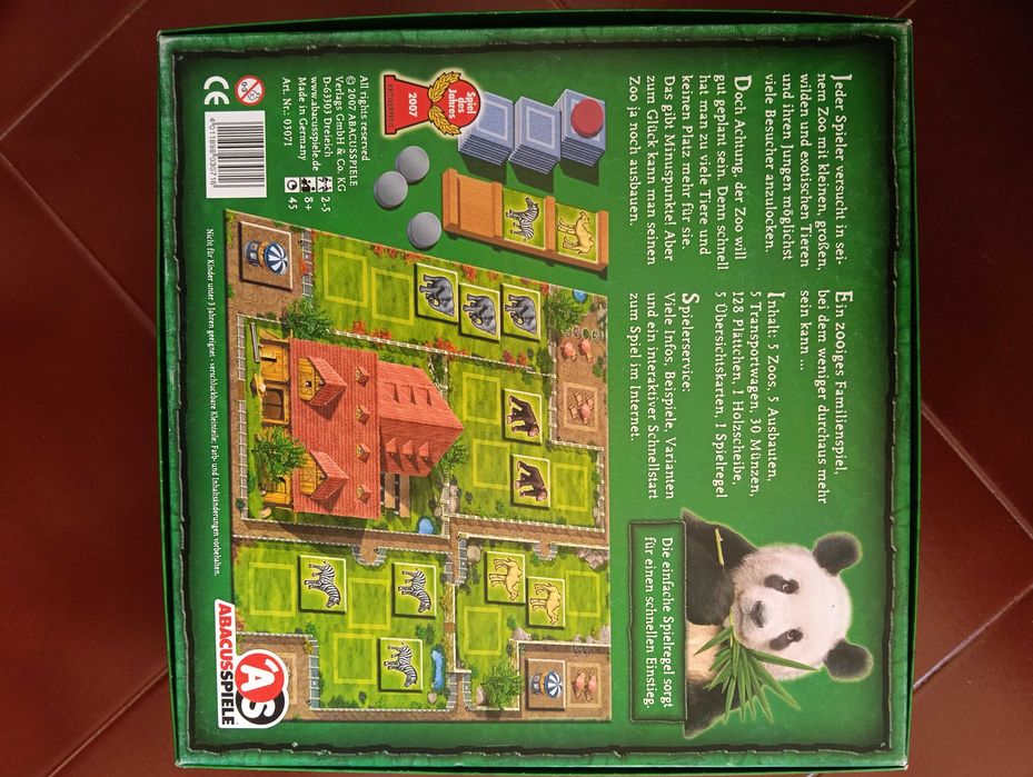 Jogo de tabuleiro zooloretto