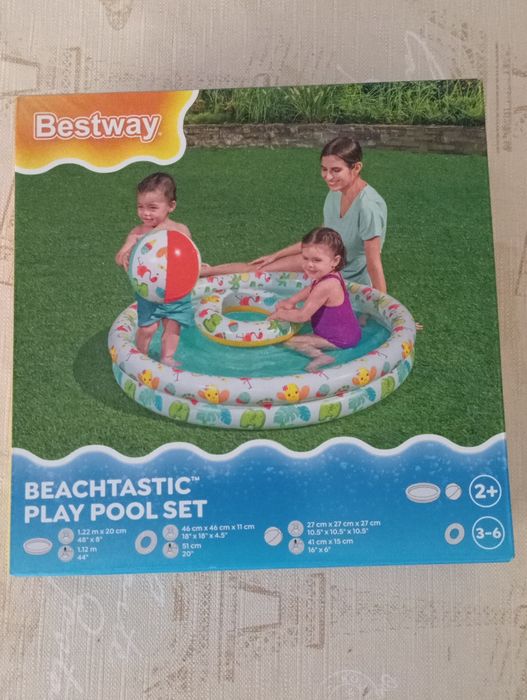 Zestaw basenowy 3 w 1