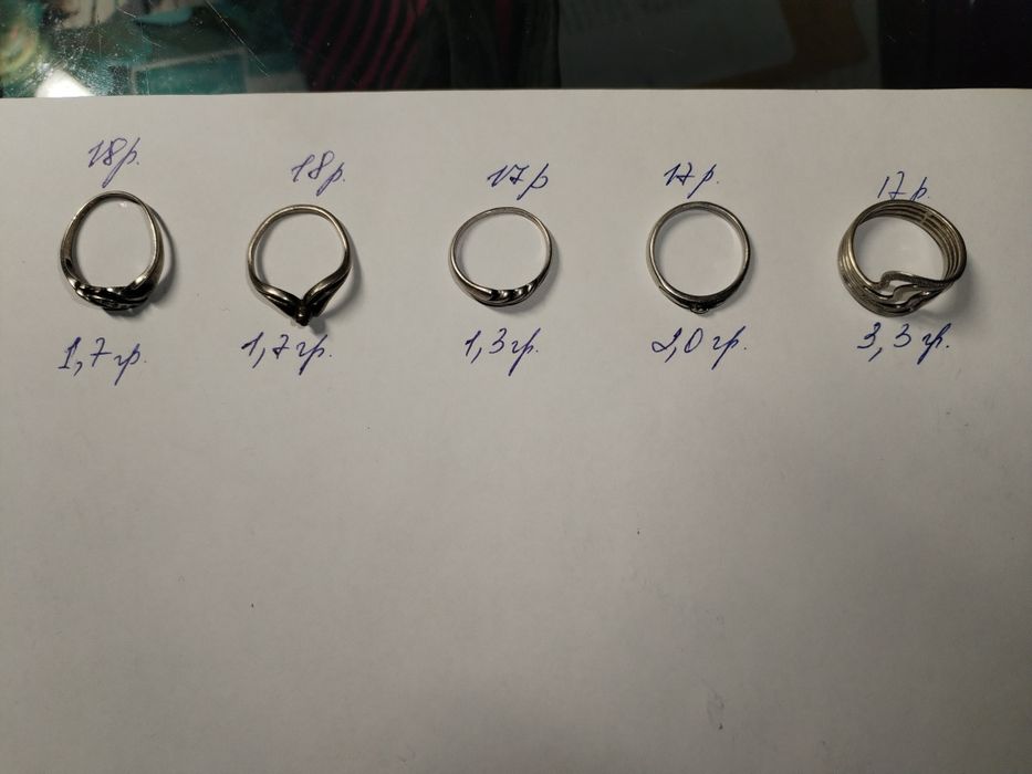 Кольцо серебряное женское