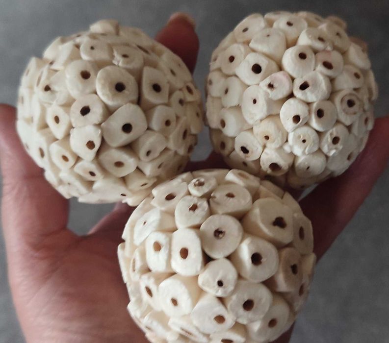 Игрушка для попугаев, шиншилл, крыс, хомяков - мяч из солы.