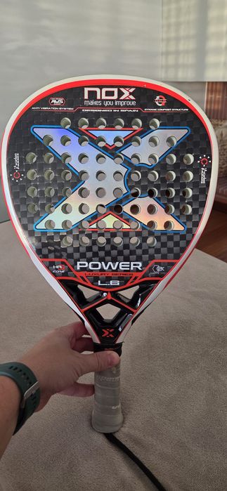 Raquete padel nox luxury power l.6
