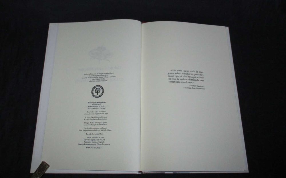 Livro Memória das Minhas Putas Tristes Gabriel García Márquez