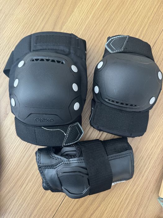 Capacete e proteçoes