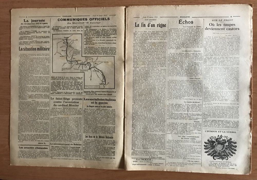 Газета Франции 1915 год