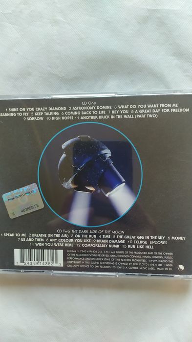 Pink Floyd. Pulse.  DOUBLE LIVE 2 CD. 1987г. Made in  EU.