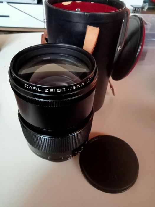 Obiektyw Carl Zeiss Jena DDR SONNAR 200mm f2.8 + futerał