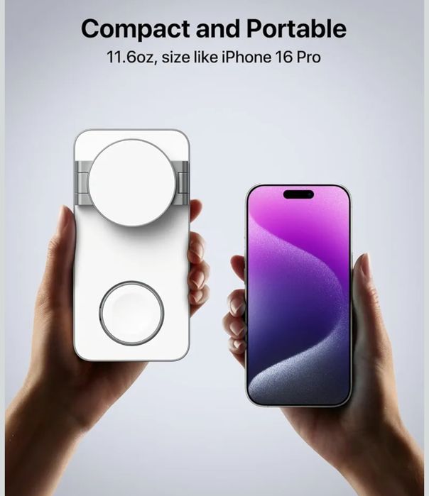 Bezprzewodowa ładowarka, stacja ładująca 3 w 1 do Apple