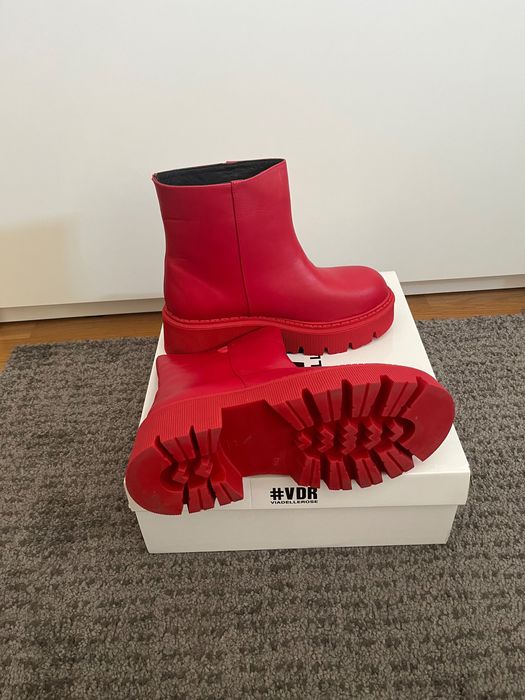 Botas/galochas vermelhas VDR