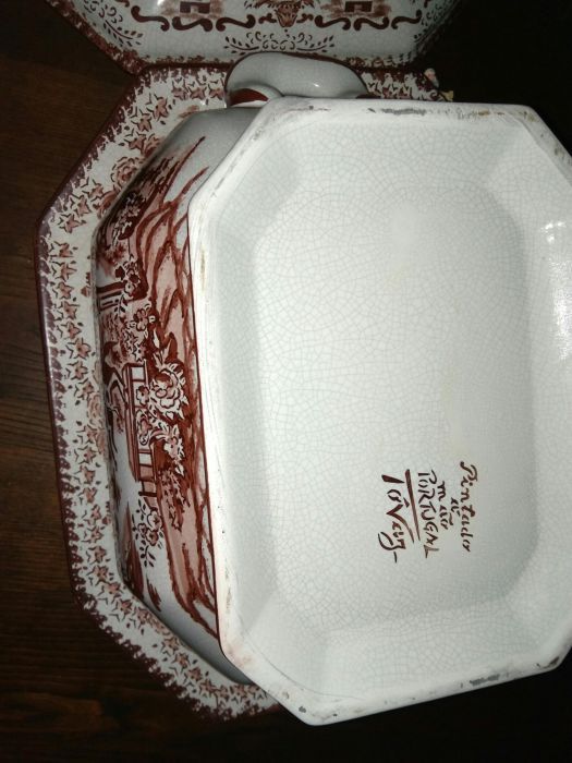 Terrina decorativa de loiça