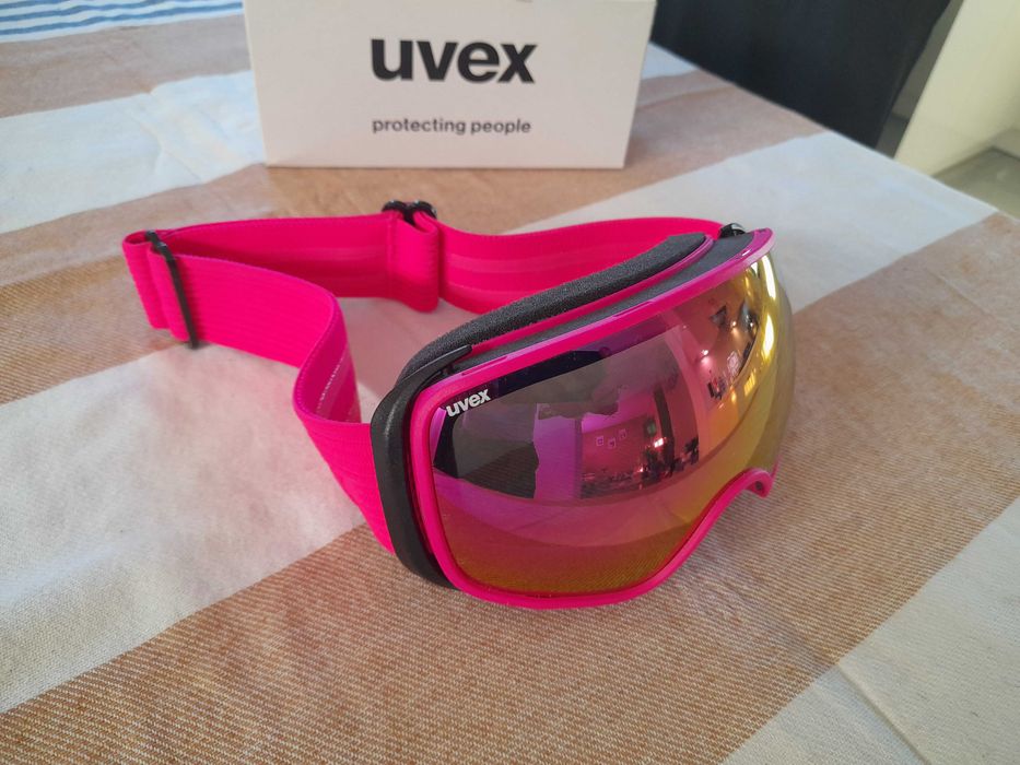UVEX gogle narciarskie Scribble FM z supervision różowe