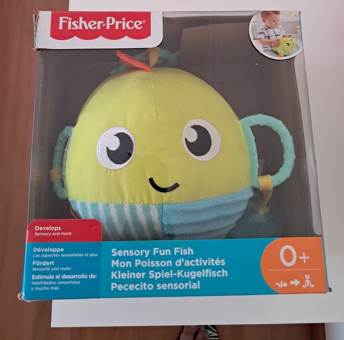 Brinquedo Bolinha peixe sensorial