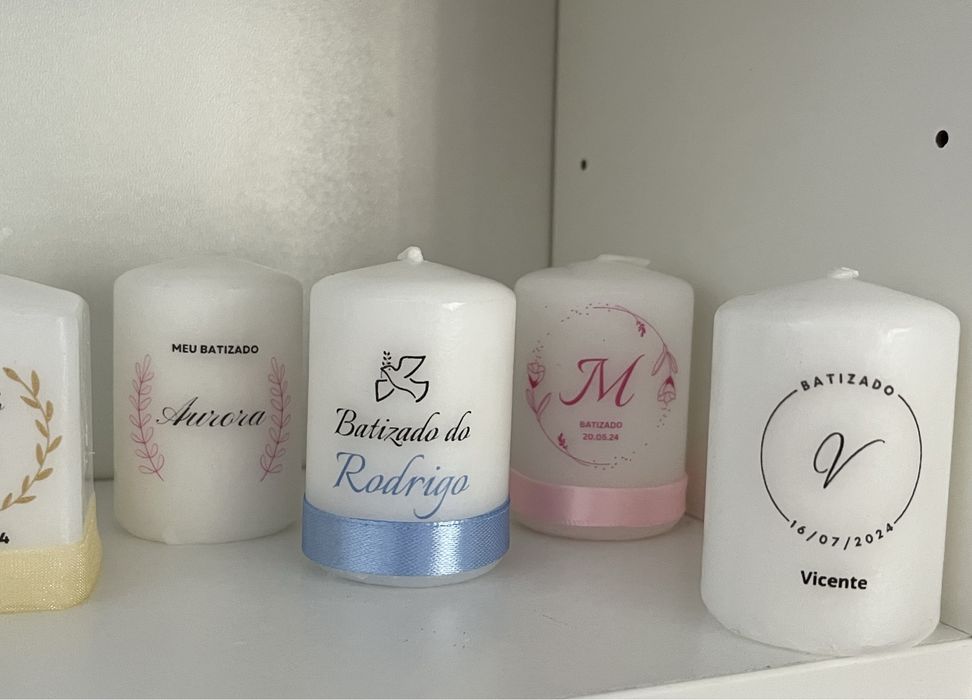Velas personalizadas para qualquer ocasião!