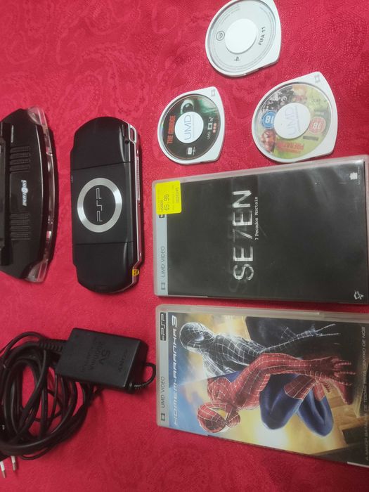 Playstation PSP 1004- base de som e carregamento -filmes e jogo