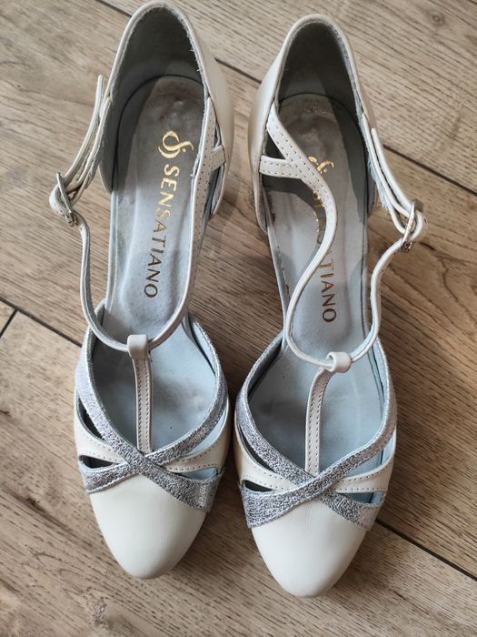 Buty ślubne taneczne Sensatiano 38