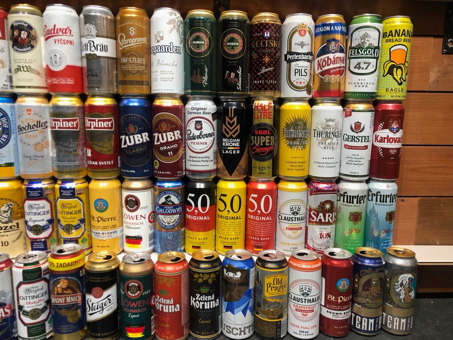 Банка  з пива, пивна банка металева