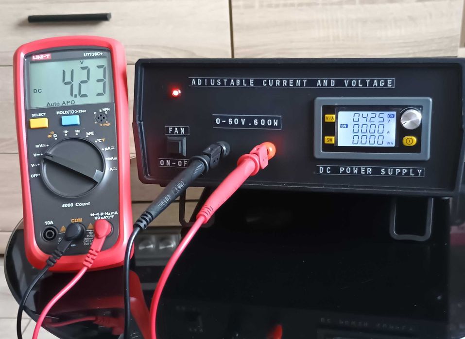 Zasilacz Lab. program. ładowanie akumulatorów all typów 0-60V, 600W