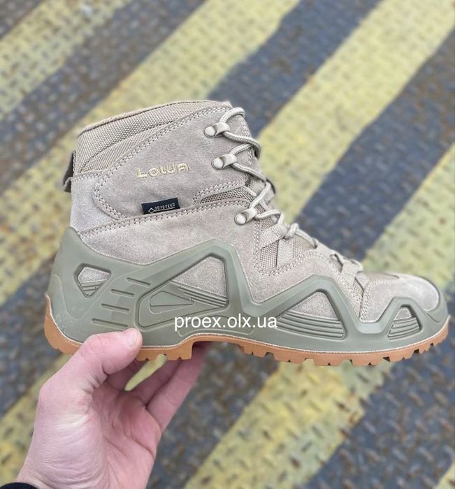 Тактичні берці Lowa Zephyr GTX койот замшеві військові Gore-Tex