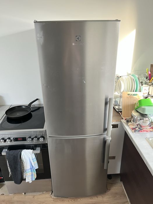 Lodówka Electrolux 170cm INOX, wolnostojaca chlodziarko-zamrazarka
