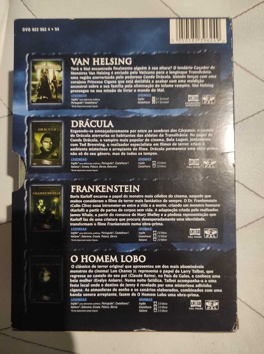 RARO - Box DVD “Van Helsing e os Monstros que o Inspiraram” (4 discos)
