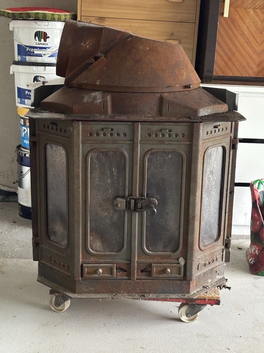 Kominek żeliwny Dovre do renowacji