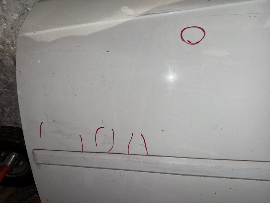 Drzwi Audi A3 8P białe lewe przód