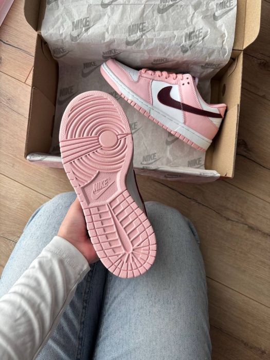 Nike Dunk Low Pink Foam Red White