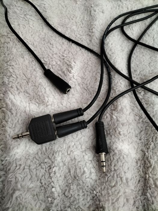 Przedłużacz kabla do głośników słuchawek Hama jack