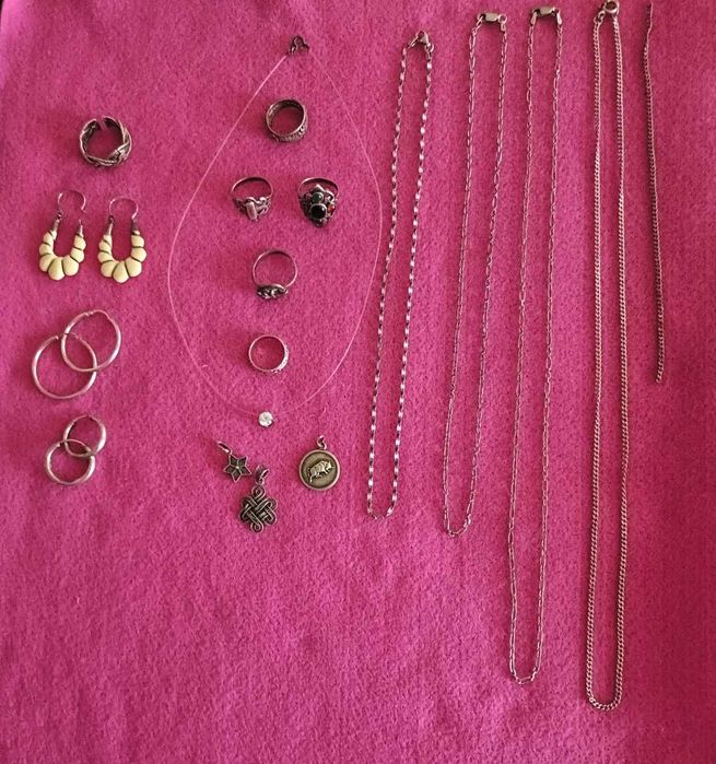 Anéis, Brincos e Fios Prata 925, a Partir de