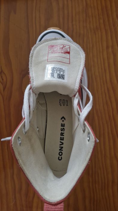 All Star Converse Plataforma Originais, Cor Salmão