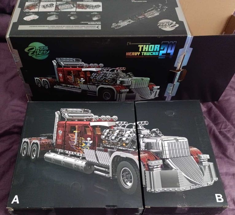 ‼️Ексклюзив‼️Конструктор Thor 24 Heavy Trucks, 73 см, в коробці