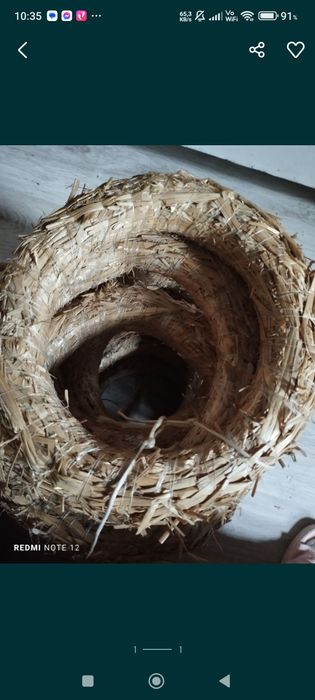 Wianki podkłady słomiane  średnica 24cm