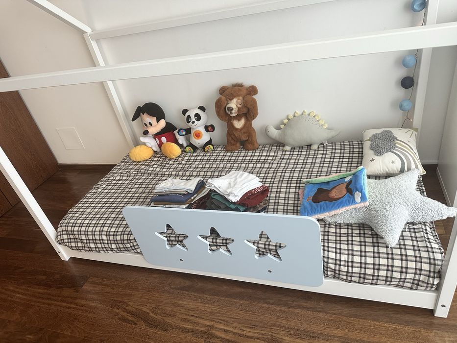 Cama tenda montessori kids house