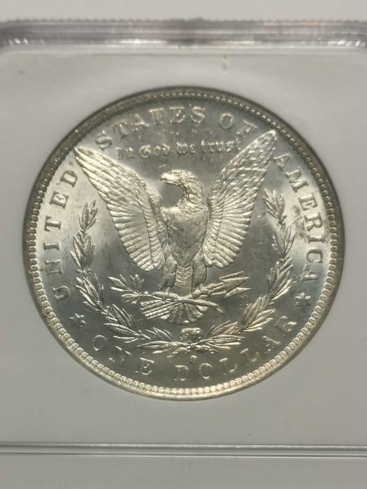 1$ Morgan Dollar 1883-O Dolar Morgana Nowy Orlean GRADING NGC MS63