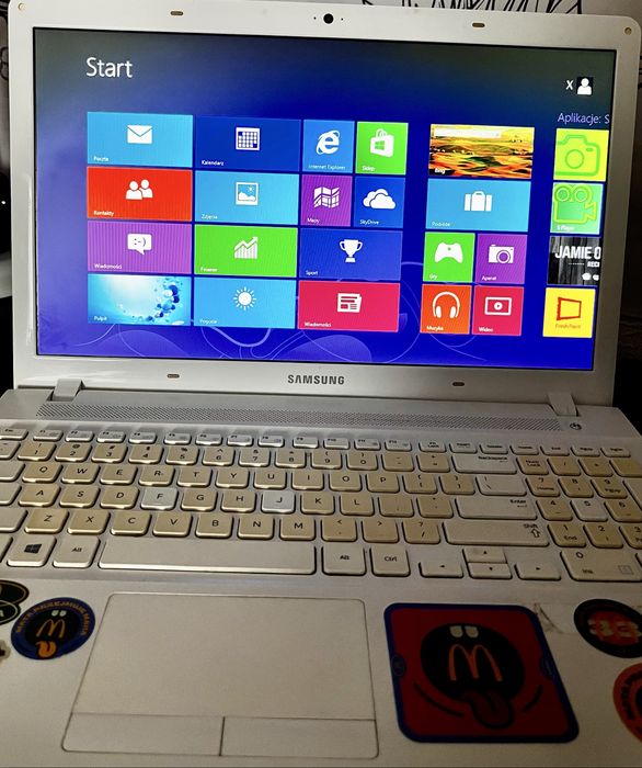 Biały Laptop Samsung ATIV Book 2 (15.6") | Działa pod zasilaczem