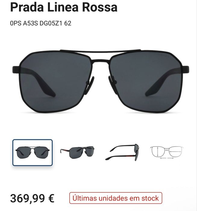 Oculos de Sol - Prada Linea Rossa
