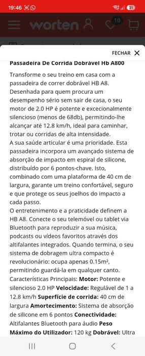 Passadeira nova com 2 anos de garantia