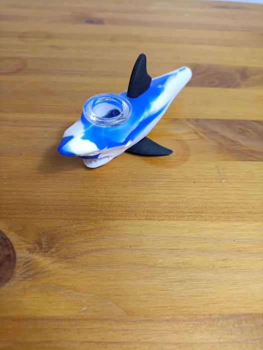 Silikonowa Lufka / Fajka "Rekin"