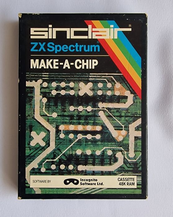 Program Make A Chip ZX Spectrum, pełny box, sprawny