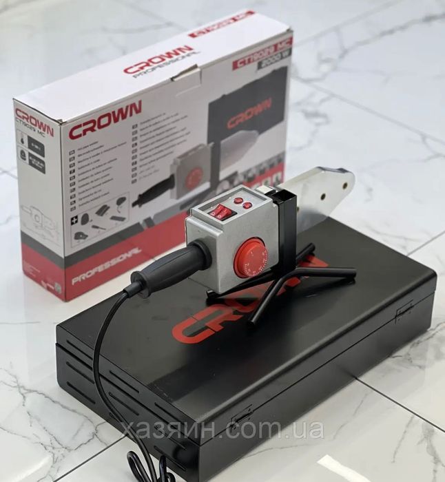 Паяльник для пластиковых труб Crown CT19029 MC (двухрежимный)