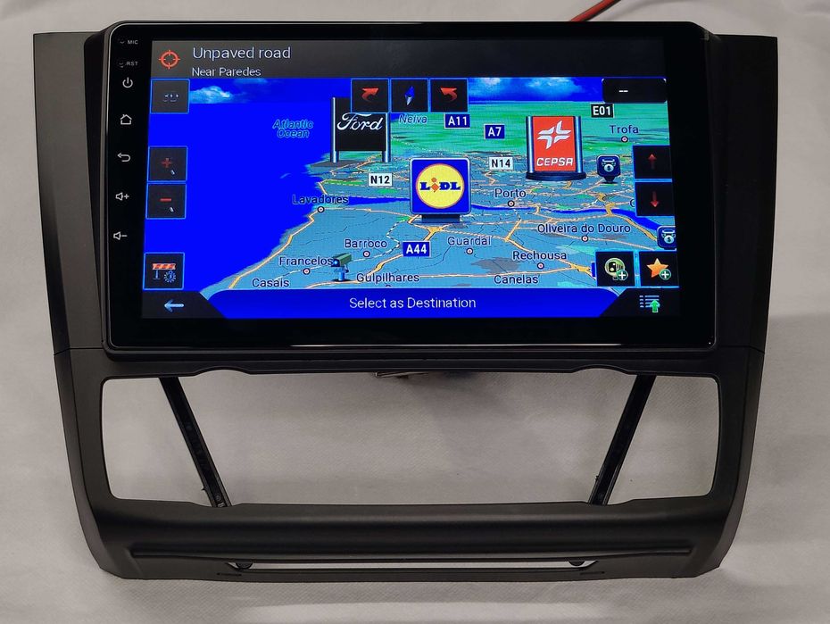 Rádio 2 DIN Android BMW Serie 1 E87 E81 E82 E88 - Novo - AC Automático