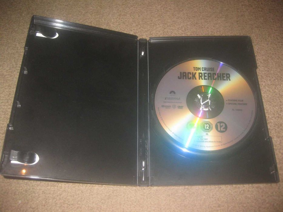 DVD "Jack Reacher" com Tom Cruise