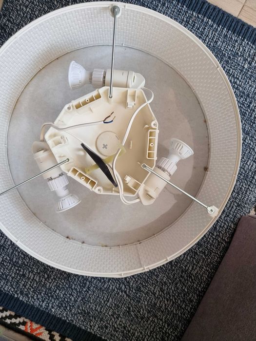 Lampa i klosze ikea ala ratan