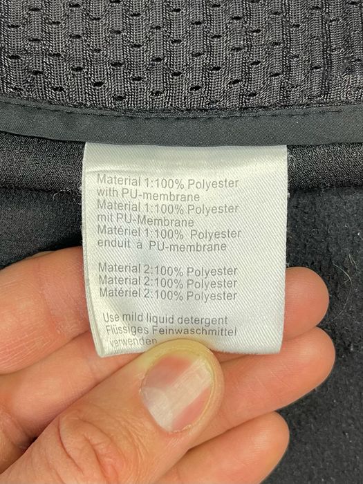 Vaude wind proof жилетка XL размер флисовая черная